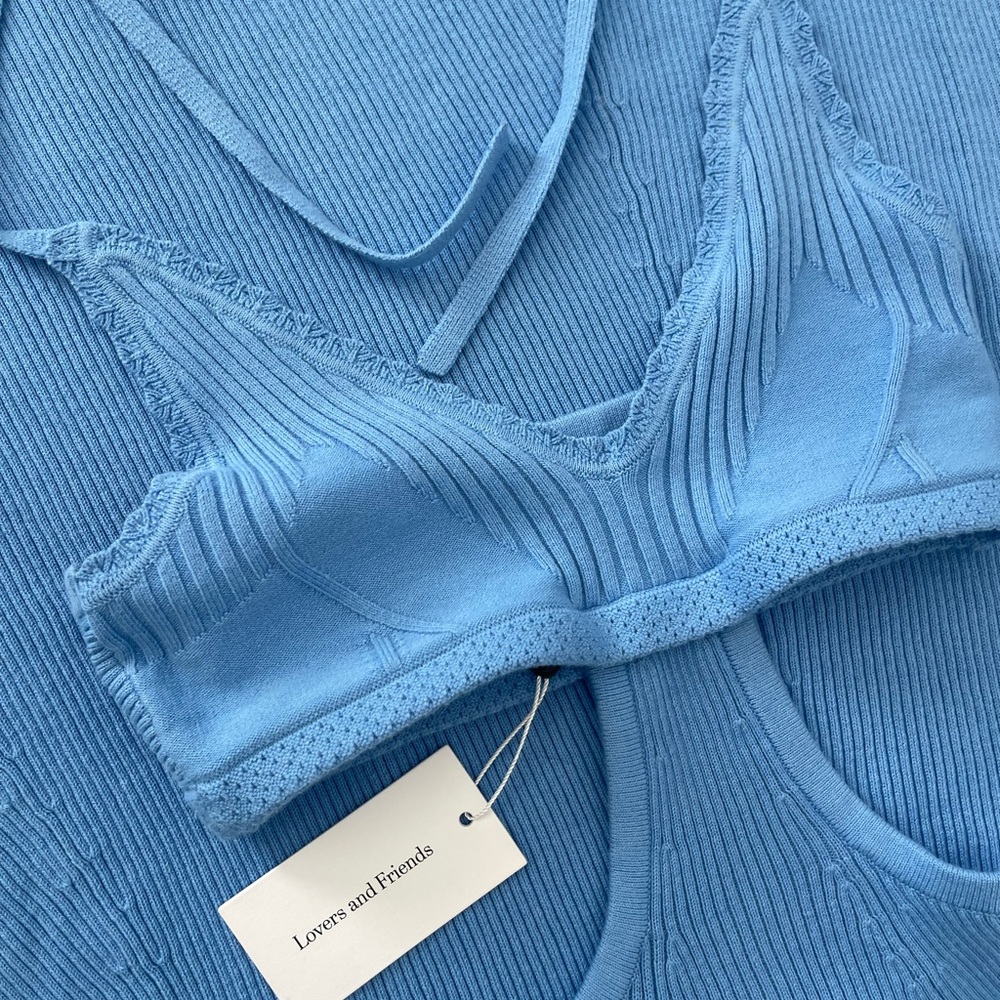 Lovers + Friends Blue Ember Dress NWT - Picture 3 of 4